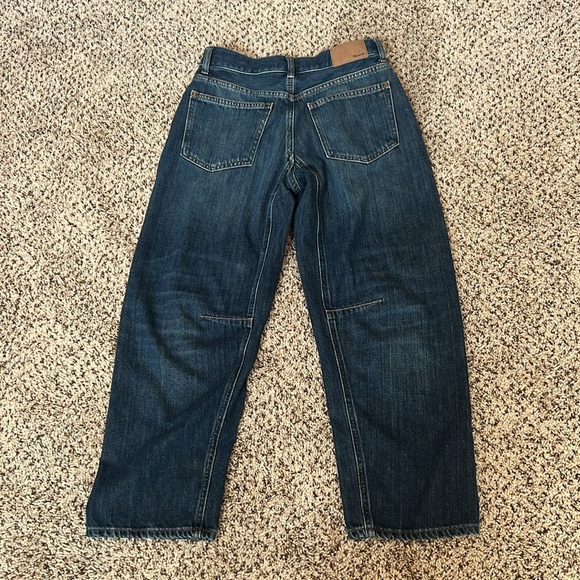 VGUC Madewell Darted Barrel Jean. Size 24 Petite - Picture 6 of 10